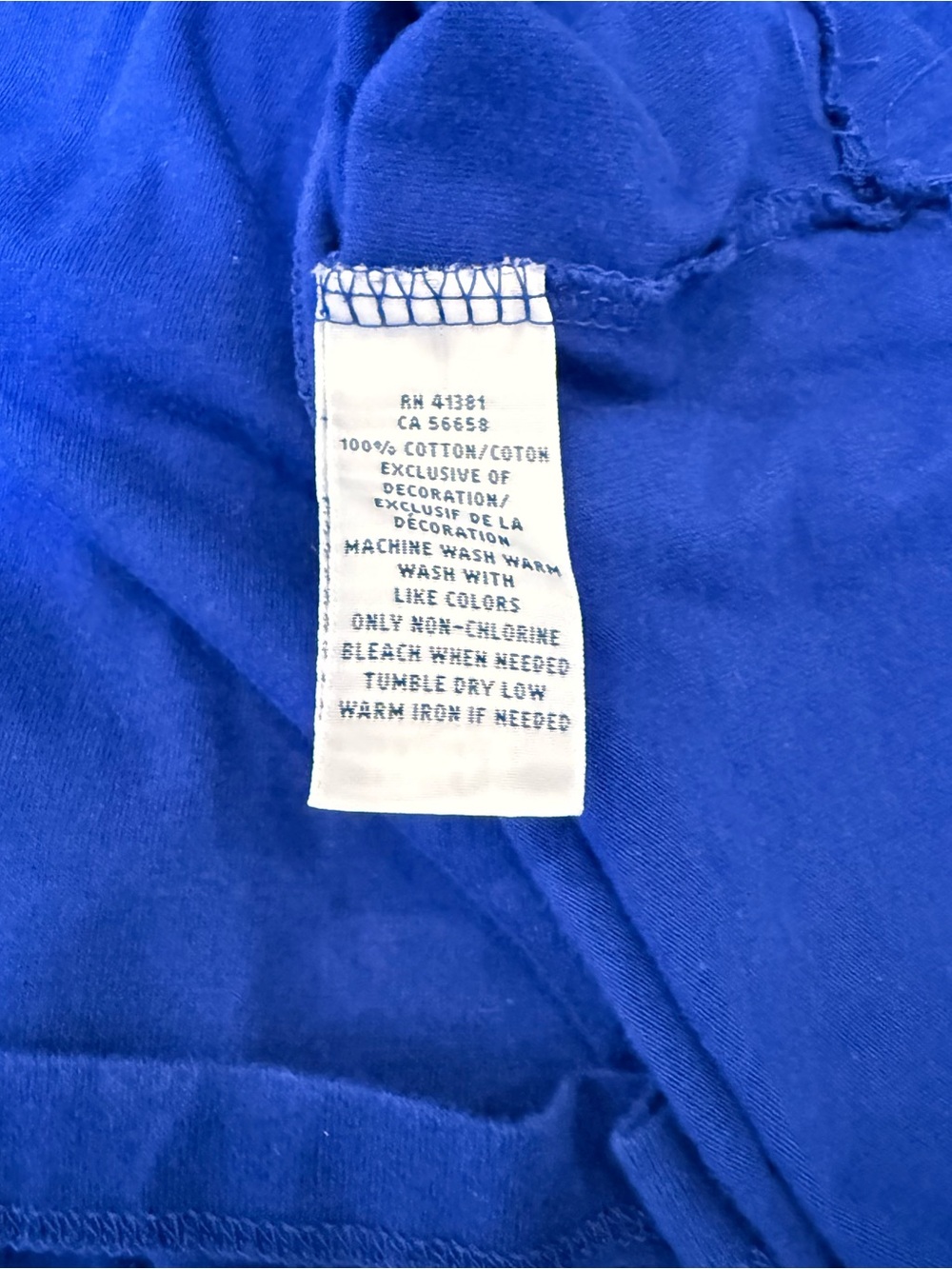 Polo by Ralph Lauren Men’s Short Sleeve Crew T-Shirt - Blue with Yellow Logo XXL - Picture 9 of 10
